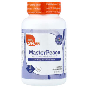 Zahler - MasterPeace com L-Theanine e Zembrin 60 Cápsulas