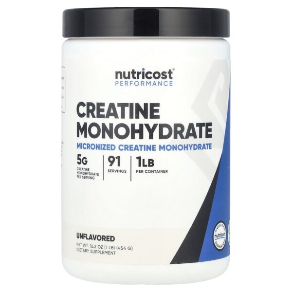 Nutricost - Performance Creatina Mono-Hidratada Sem Sabor 454 g