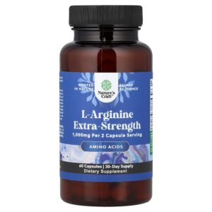 Nature's Craft - L-Arginina 60 Cápsulas