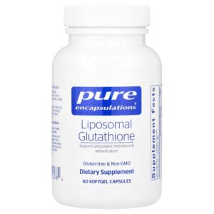 Pure Encapsulations - Glutationa Lipossomal 60 Cápsulas Softgel (375 mg por Cápsula Softgel)