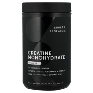 Sports Research - Creatina Mono-hidratada Sem Sabor 1 kg