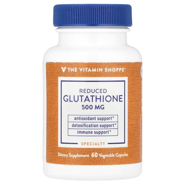 The Vitamin Shoppe - Glutationa Reduzida 500 mg 60 Cápsulas Vegetais