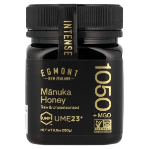 Egmont Honey - Mel de Manuka Cru e Não Pasteurizado UMF 23+ MGO+ 1.050 250 g