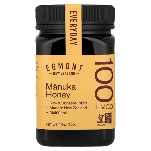 8-351.jpg Egmont Honey - Mel de Manuka Cru e Não Pasteurizado MGO 100+ 500 g