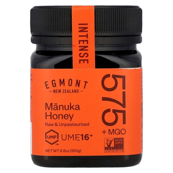 Egmont Honey - Mel de Manuka Cru e Não Pasteurizado UMF 16+ MGO 575+ 250 g