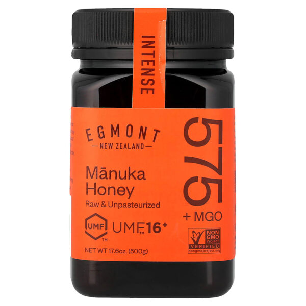 Egmont Honey - Mel de Manuka Cru e Não Pasteurizado UMF 16+ MGO 575+ 500 g