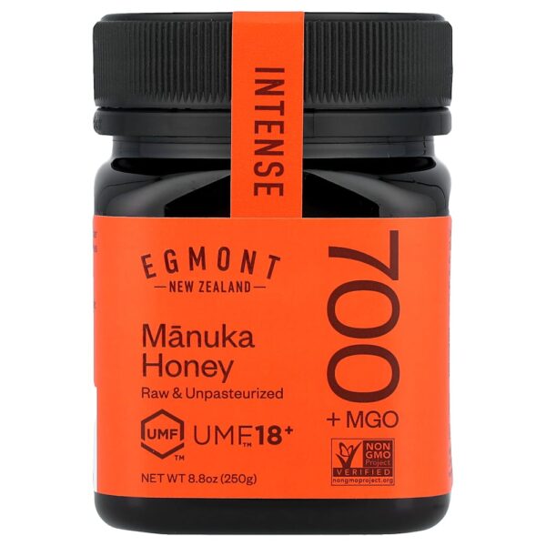 Egmont Honey - Mel de Manuka Cru e Não Pasteurizado UMF 18+ MGO 700+ 250 g