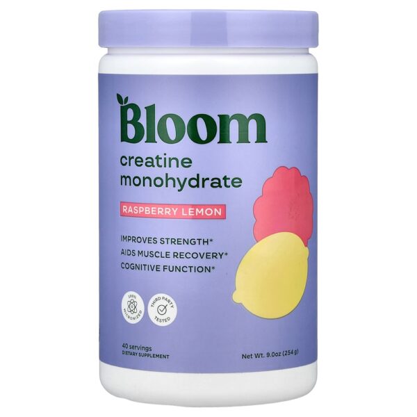 Bloom - Creatina Mono-hidratada Framboesa e Limão 254 g