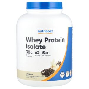 8-4.jpg Nutricost - Isolado de Proteína Whey Baunilha 2.268 g