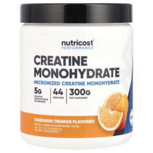 Nutricost - Performance Creatina Mono-Hidratada Mandarina 300 g