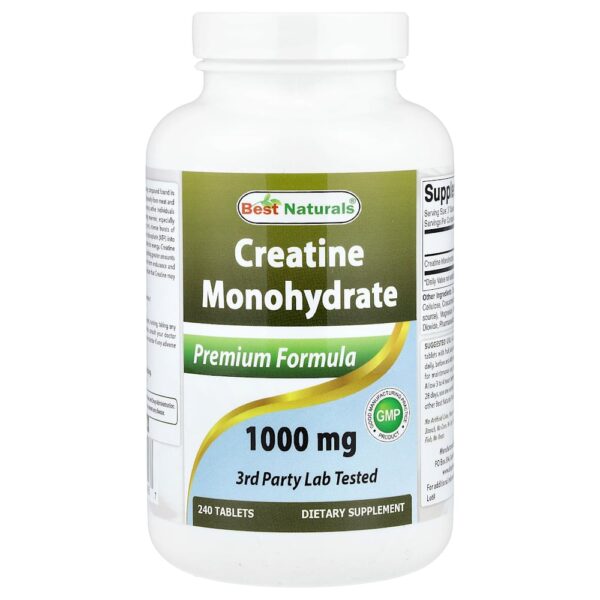8-48.jpg Best Naturals - Creatina Mono-Hidratada 1.000 mg 240 Comprimidos