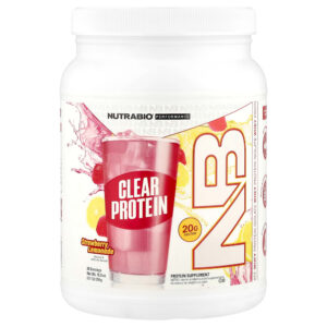 Nutrabio Labs - Clear Protein Powder Isolado de Proteína Whey Limonada de Morango 518 g