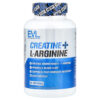 EVLution Nutrition - Creatina e L-Arginina 120 Cápsulas Vegetais
