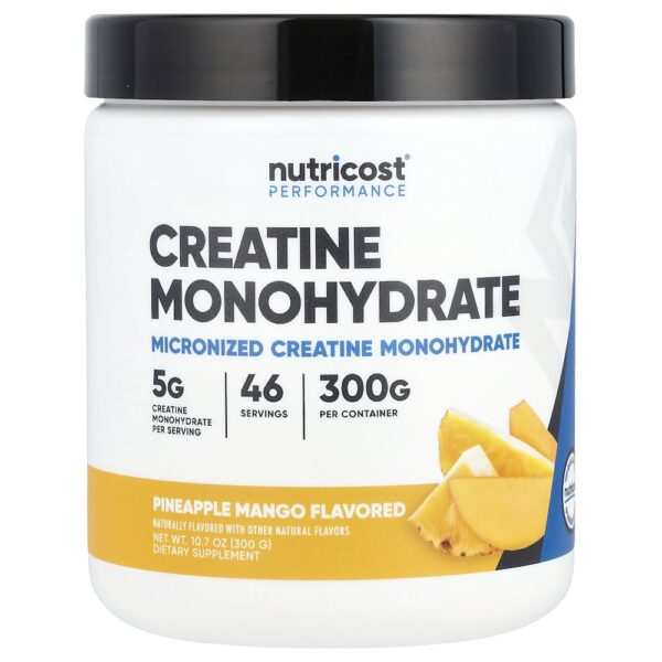 Nutricost - ​Performance Creatina Mono-Hidratada Abacaxi e Manga 300 g