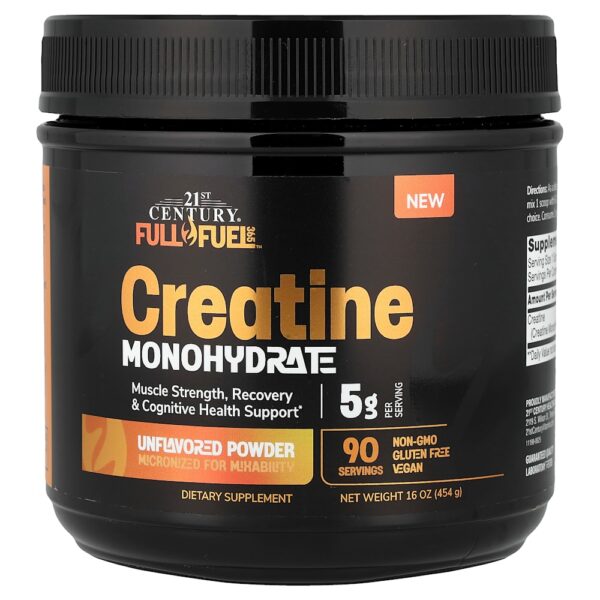 21st Century - Full Fuel 365 Creatina Mono-Hidratada Sem Sabor 454 g