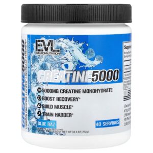 EVLution Nutrition - Creatine 5000 Blue Raz 292 g