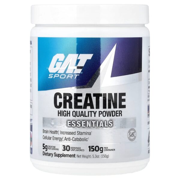 GAT - Sport Essentials Creatina em Pó Sem Sabor 150 g
