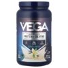 Vega - Proteína à Base de Plantas para Performance + Creatina Baunilha Cremosa 960 g (907 g 54 g)