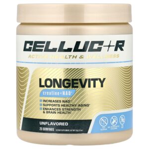 C4 / Cellucor - Longevidade Creatina + NAD+ Sem Sabor 155 g