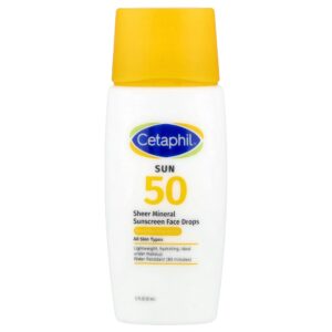 Cetaphil - Protetor solar facial totalmente mineral com FPS 50 50 ml