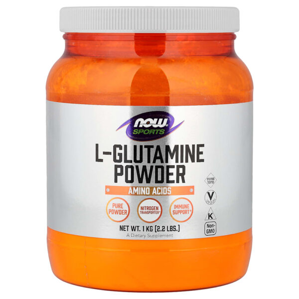 NOW Foods - Sports L-Glutamina em Pó 1 kg (998 g)