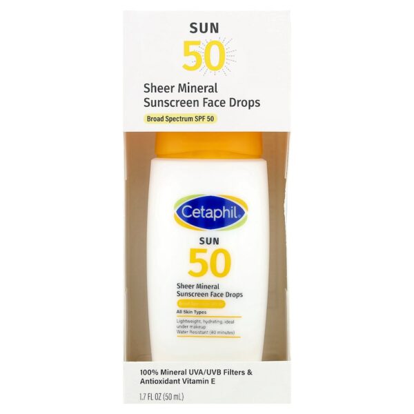 81-2.jpg Cetaphil - Protetor solar facial totalmente mineral com FPS 50 50 ml
