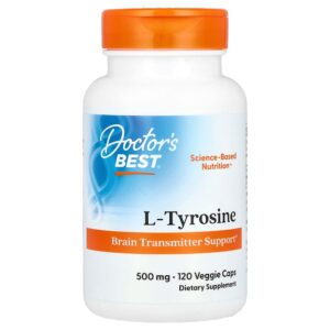 Doctor's Best - Best L-Tirosina 500 mg 120 Cápsulas Vegetais