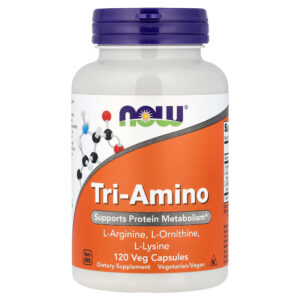 NOW Foods - Tri-Amino 120 Cápsulas Vegetais