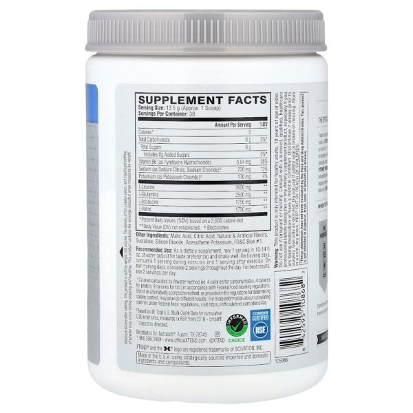 XTEND - 7 g de BCAA Gelo da Liberdade 405 g