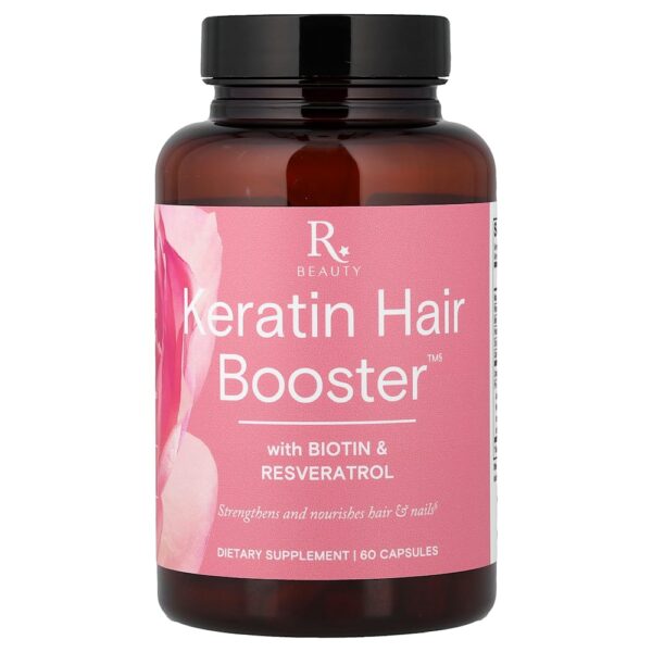 Reserveage Beauty - Keratin Hair Booster com Biotina e Resveratrol 60 Cápsulas