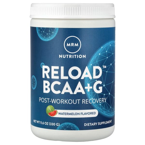 MRM Nutrition - Re Load BCAA+G Recuperação Pós-Treino Melancia 330 g