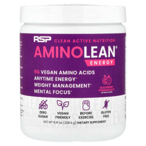 RSP Nutrition - AminoLean Energy Romã e Amora 238 g