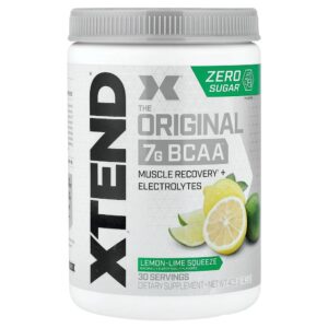 84-4.jpg XTEND - 7G de BCAA Suco de Limão-siciliano e Limão-Taiti 405 g