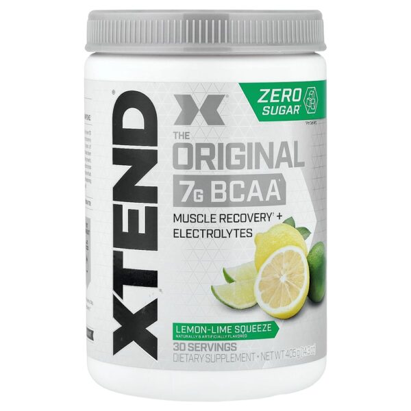 84-4.jpg XTEND - 7G de BCAA Suco de Limão-siciliano e Limão-Taiti 405 g