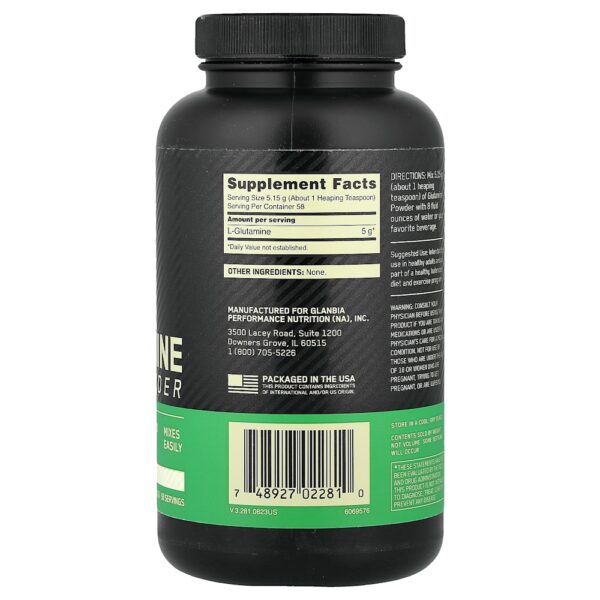 Optimum Nutrition - Glutamina em Pó Sem Sabor 300 g