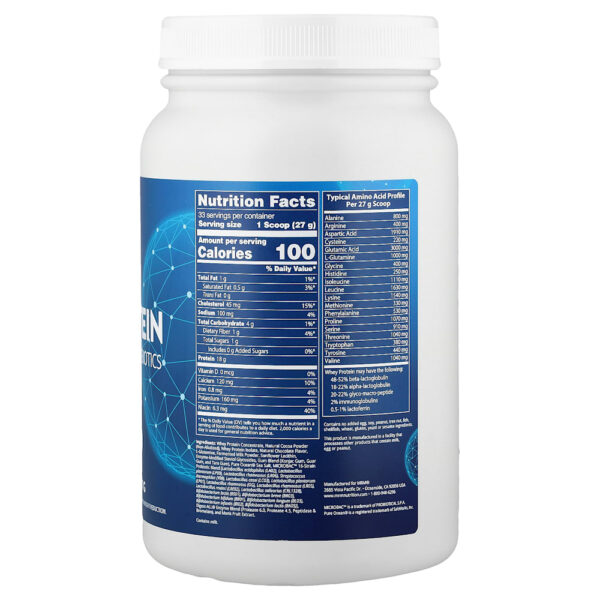 85.jpg MRM Nutrition - Proteína Whey Com Probióticos e Pós-bióticos Sabor Chocolate 917 g