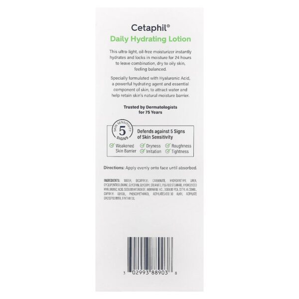 Cetaphil - Loção Hidratante Diária Sem Óleo Todos os Tipos de Pele 90 ml