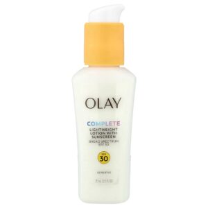 86-3.jpg Olay - Complete Loção Leve com Protetor Solar FPS 30 Sensível Sem Perfume 75 ml