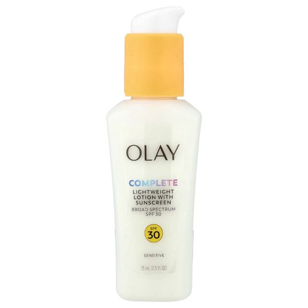 Olay - Complete Loção Leve com Protetor Solar FPS 30 Sensível Sem Perfume 75 ml