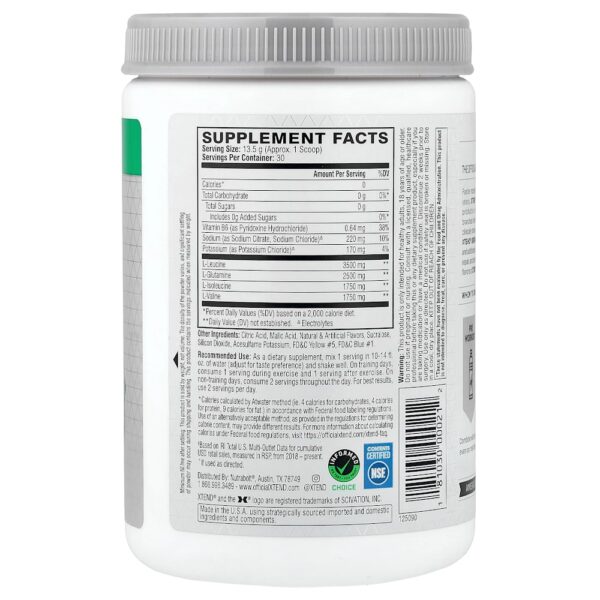 88-5.jpg XTEND - 7G de BCAA Suco de Limão-siciliano e Limão-Taiti 405 g