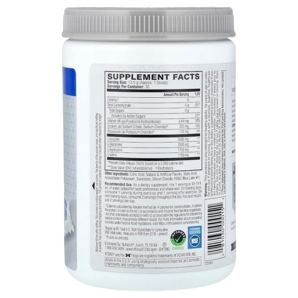 XTEND - 7 g de BCAA Framboesa Azul Congelante 405 g