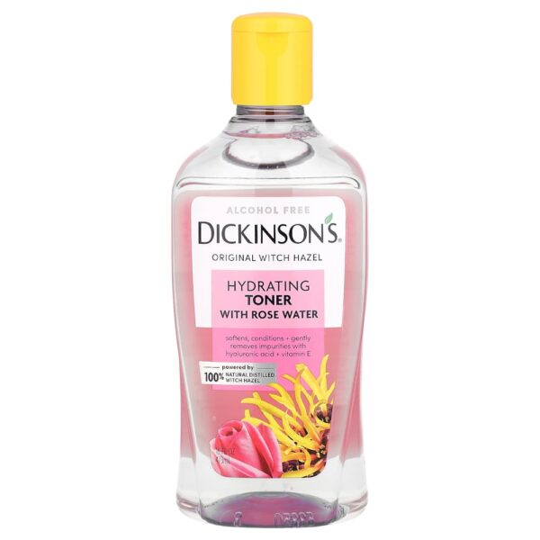 Dickinson Brands - Hamamélis Original Tônico Hidratante com Água de Rosas Sem Álcool 475 ml