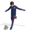 adidas - Calças de treino para jovens Treinamento Olympique De Lyon 26/27 Tiro26 Competition – Team Navy Blue 2 / Pure Ruby