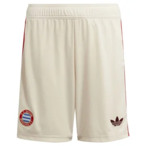 adidas - Calções júnior FC Bayern Munich 24/25 3 Stripes – Linen S17