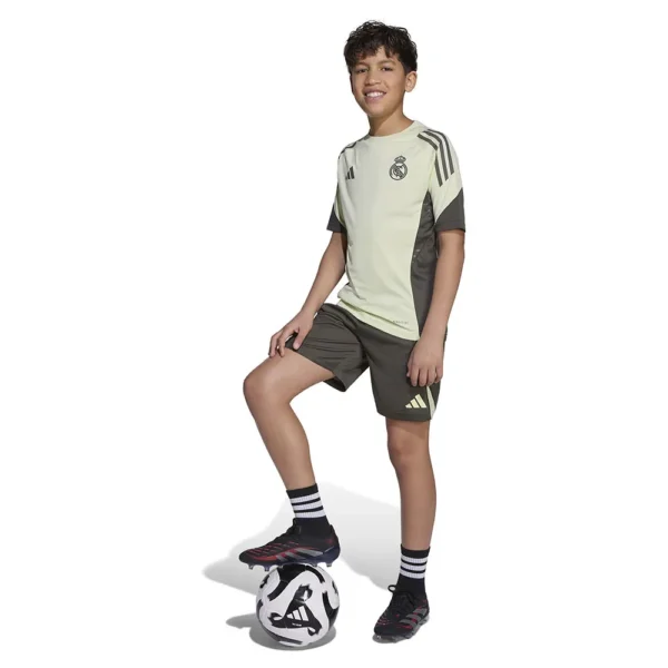 adidas - Calções júnior Treinamento Real Madrid Tiro 25/26 Competition – Utility Grey