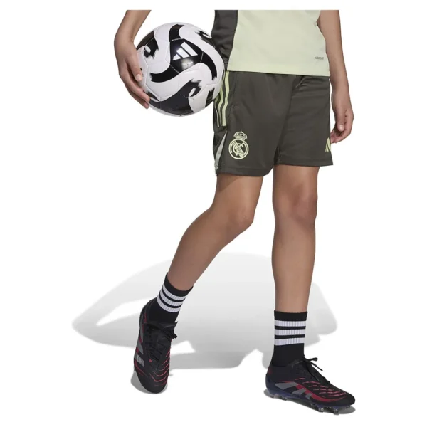 adidas - Calções júnior Treinamento Real Madrid Tiro 25/26 Competition – Utility Grey