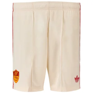 adidas - Calções Visitante AS Roma 26/27 – Masculino – Wonder White