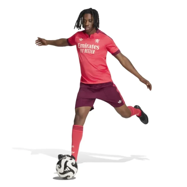 adidas - Calções Visitante Olympique De Lyon 26/27 – Masculino – Amazon Red