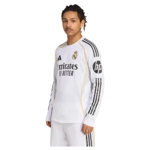 adidas - Camiseta de manga comprida Casa Real Madrid 25/26 Authentic – Masculino – White
