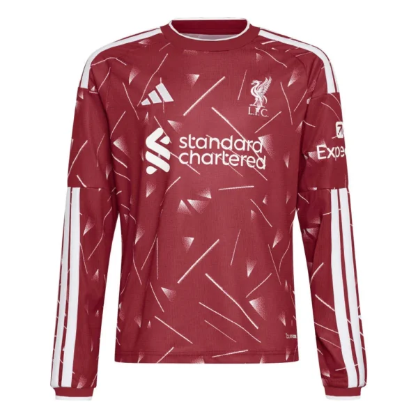 adidas - Camiseta de manga comprida júnior Casa Liverpool FC 26/27 Jersey – Active Maroon